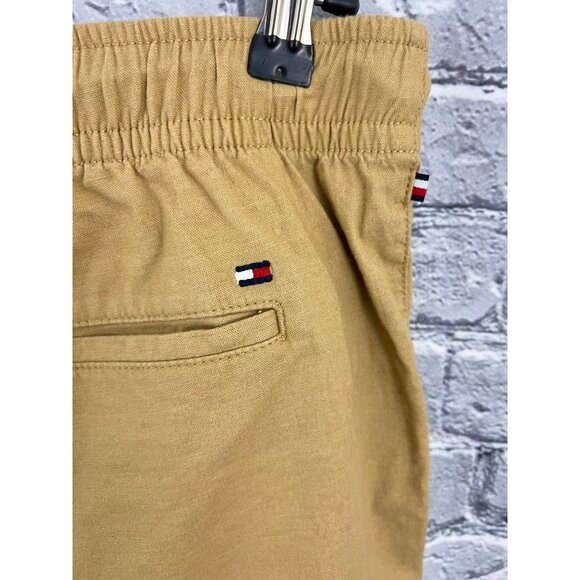 Tommy Hilfiger Men's Linen Blend Shorts size XL Drawstring Waist - Picture 7 of 10